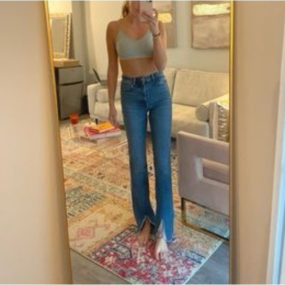 Zara Women’s Jeans with front slit Size 4